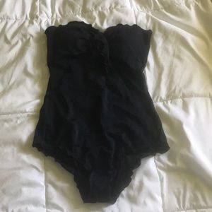 Black One-Piece Swimsuit
